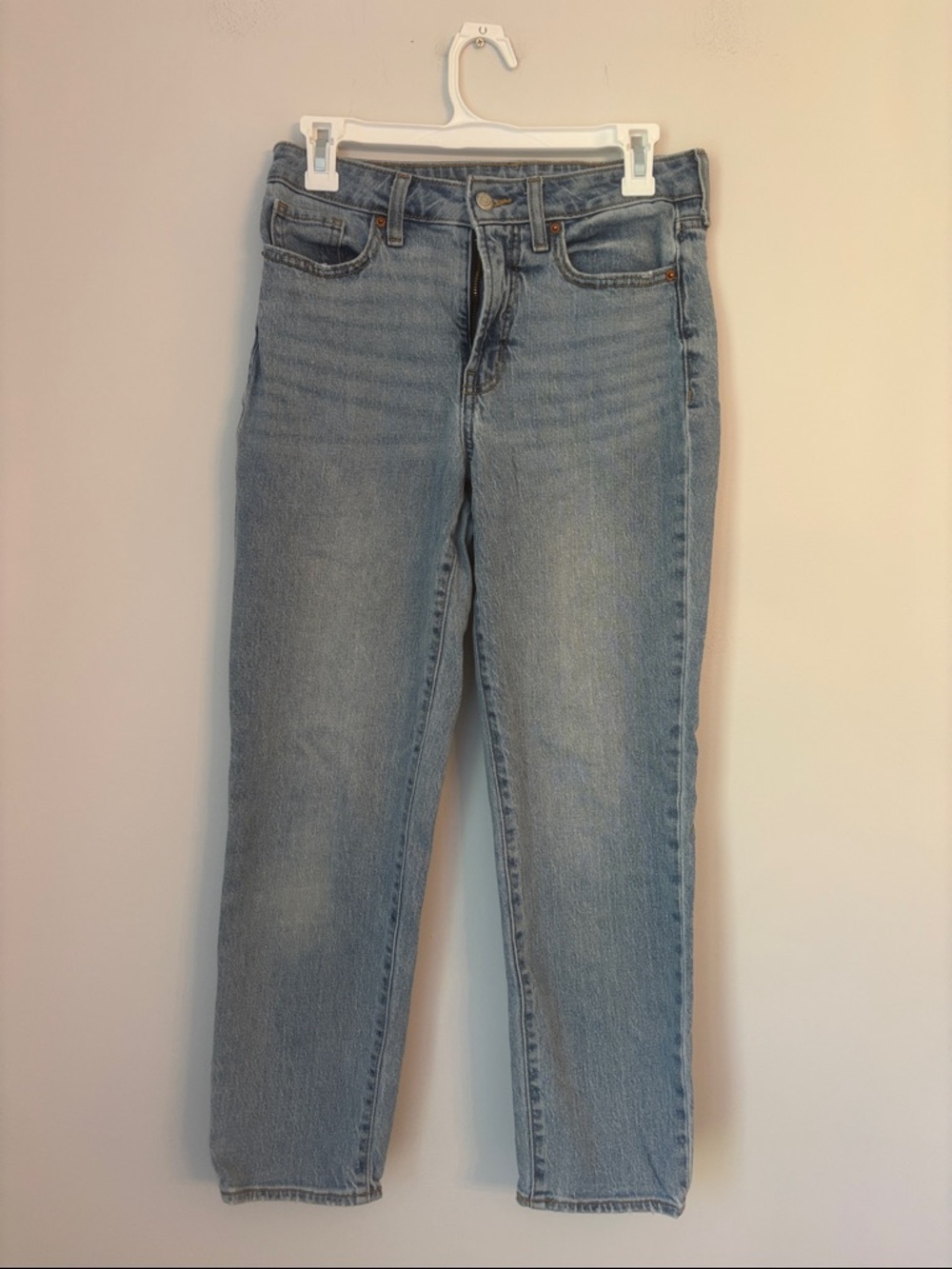 Old Navy Light Blue OG Ankle Straight Jeans Size 4